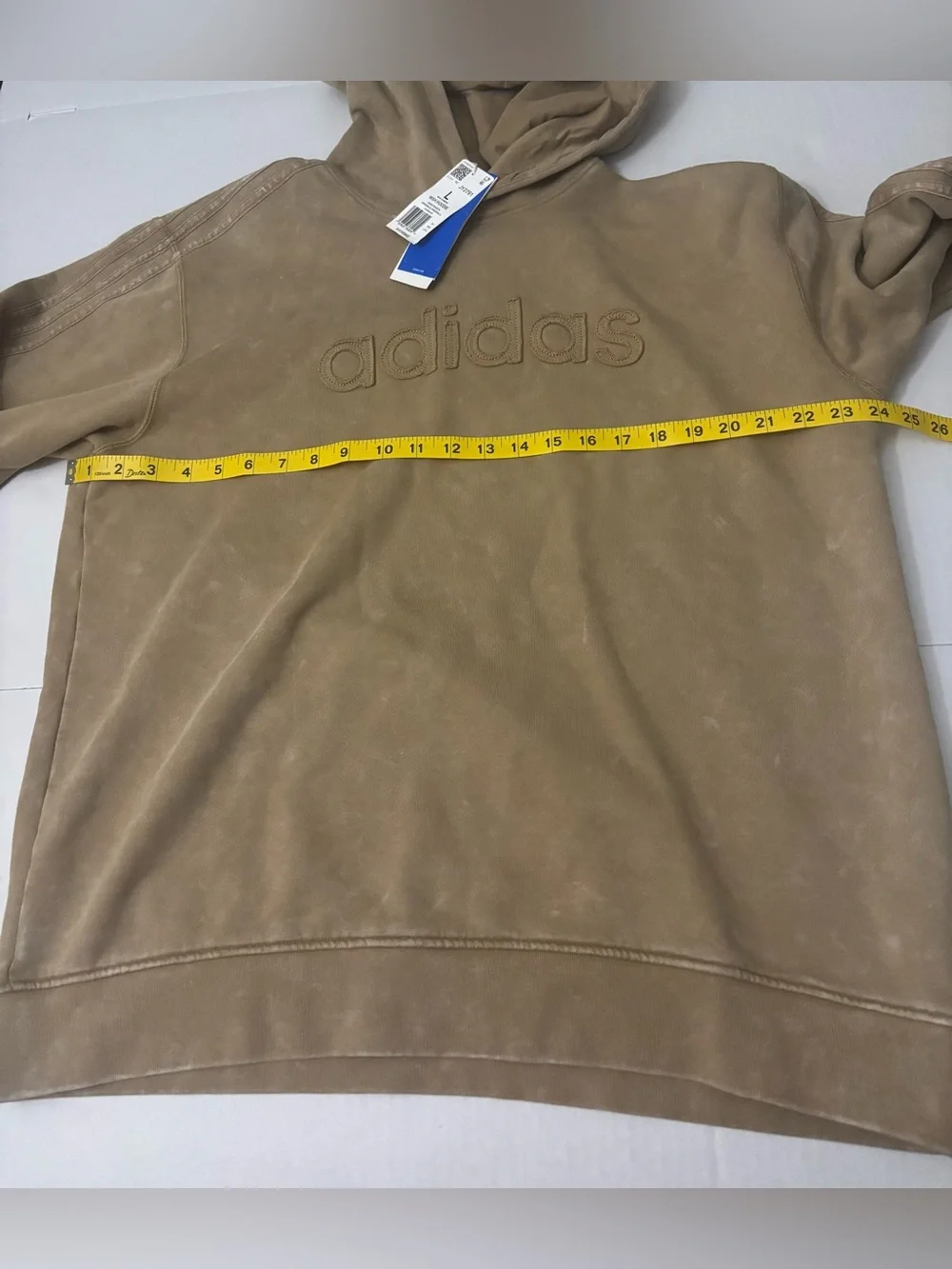 adidas Men's Washed Hoodie Size L